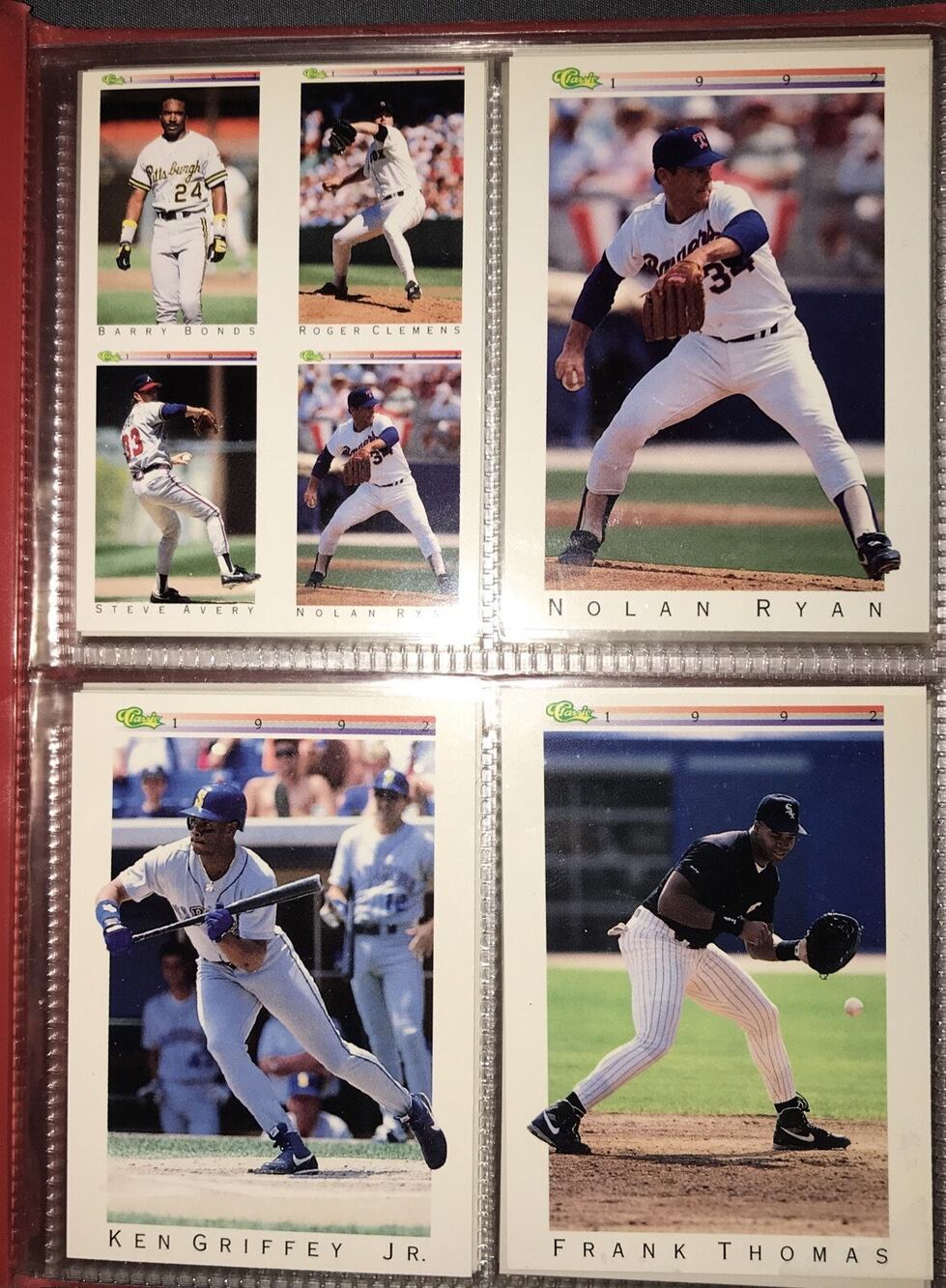 1992 CLASSIC/MAJOR LEAGUE 53 CARDS,Griffey Jr. Frank Thomas Nolan Ryan See Pic’s